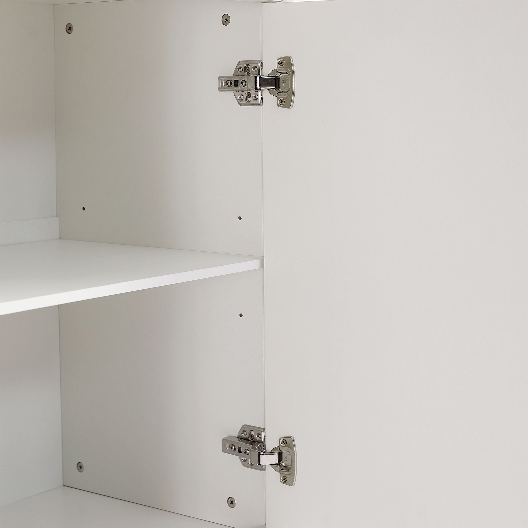 TV Stand, Media Console Cabinet With 2 Spacious Storage Space