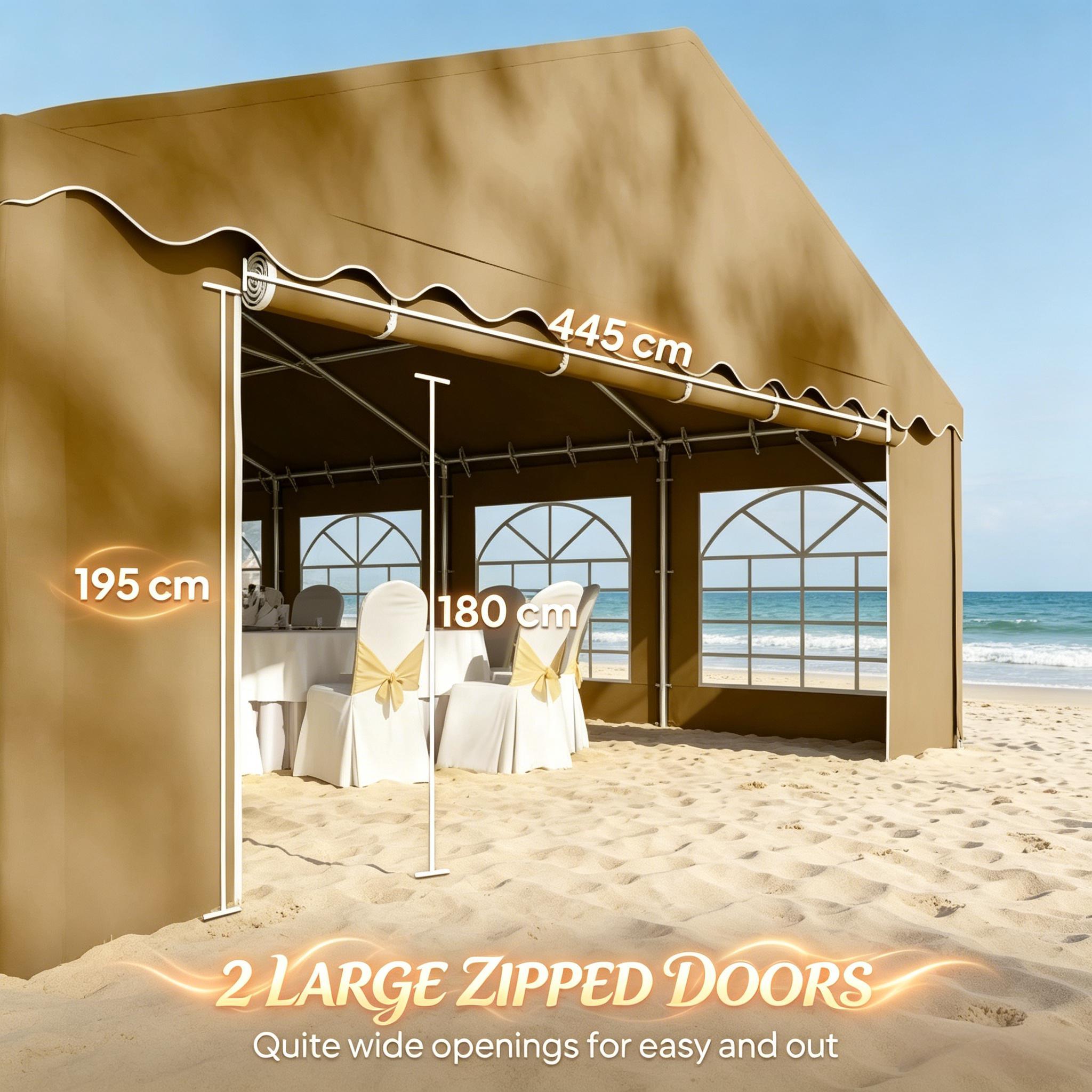 Outdoor Party Tent For Events - Brown