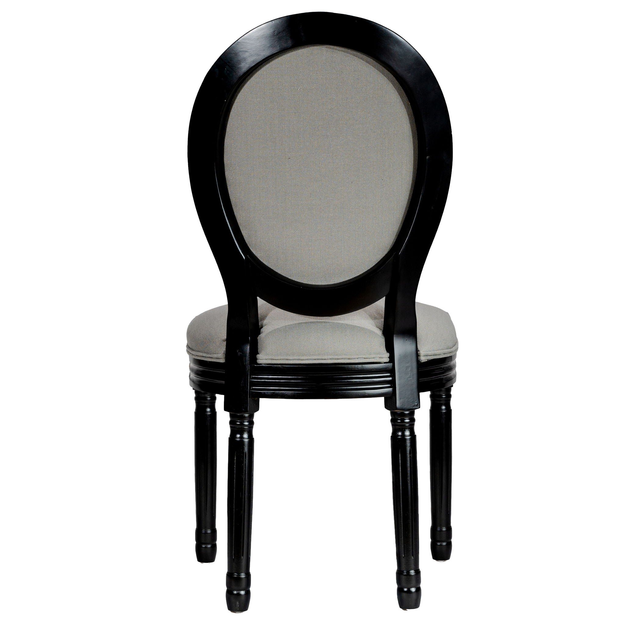 Upholstered & Round Back Dining Chairs (Set of 2)