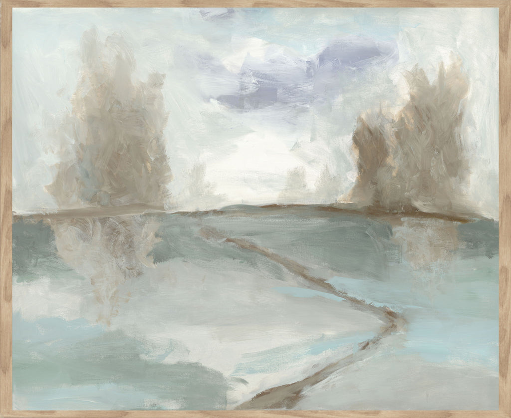 Blue Forest - 48" x 72" Painting By Buddy Whitlock - Blue