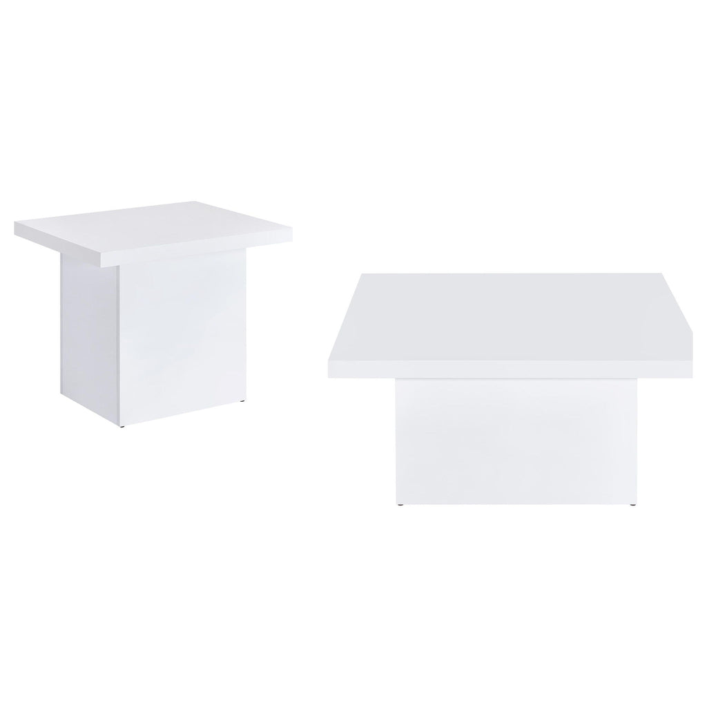 Eldridge - Coffee Table Set With Square Tops
