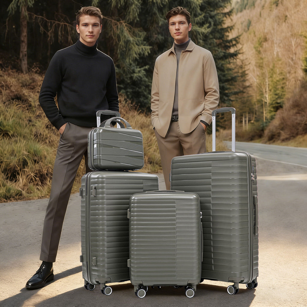 4 Piece Luggage Set, Combination Lock
