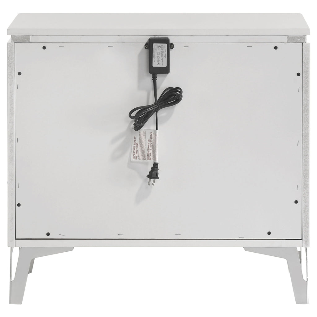 Buckley - 2 Drawer Nightstand - Gloss White