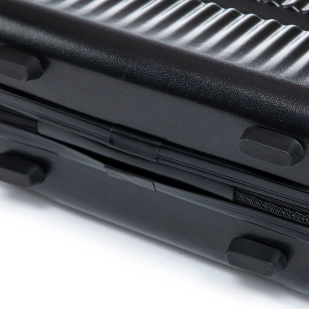 Luggage Set With Cosmetic Case, Combination Lock, Front Opening Design