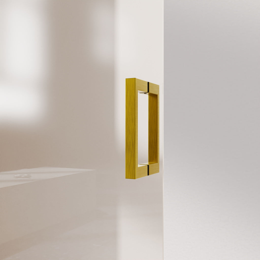 Frameless Single Sliding Shower Door, Sgcc Tempered Glass, Reversible