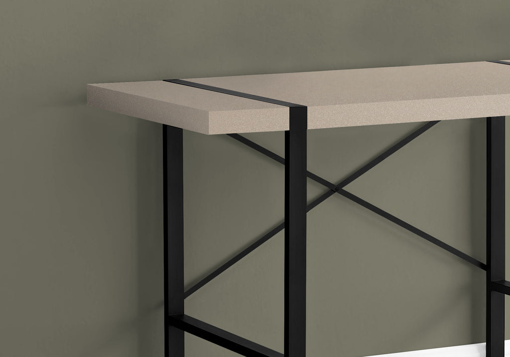 Computer Desk For Home Office, Laptop, Contemporary, Versatile Placement - Beige