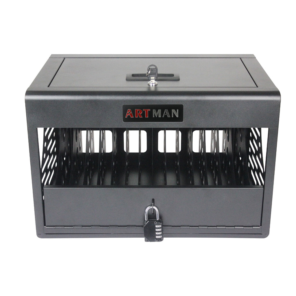 16 Bay Charging Cabinet For Laptop book, Locking Charging Station