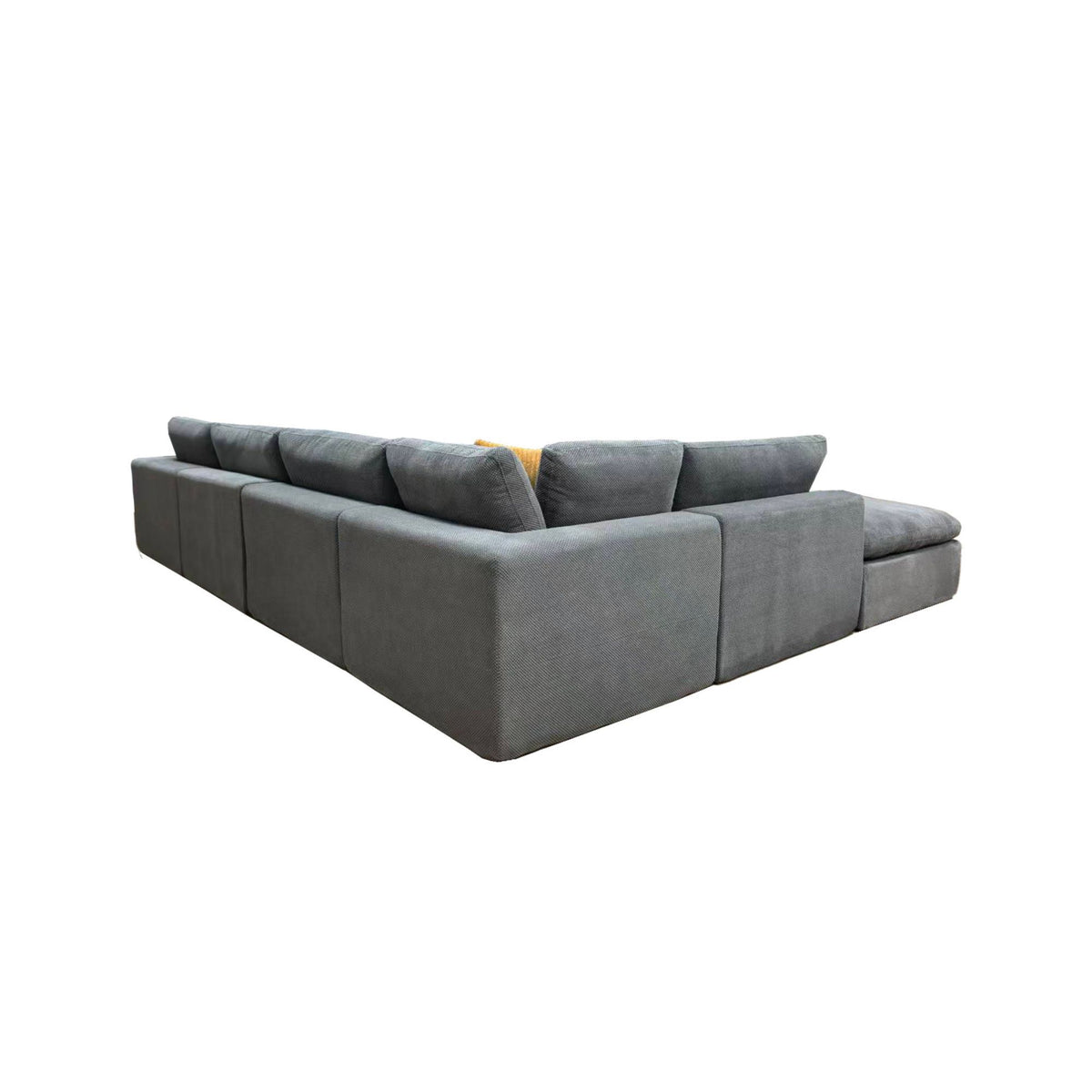 Custom Configuration Modular Sectional & Toss Pillows
