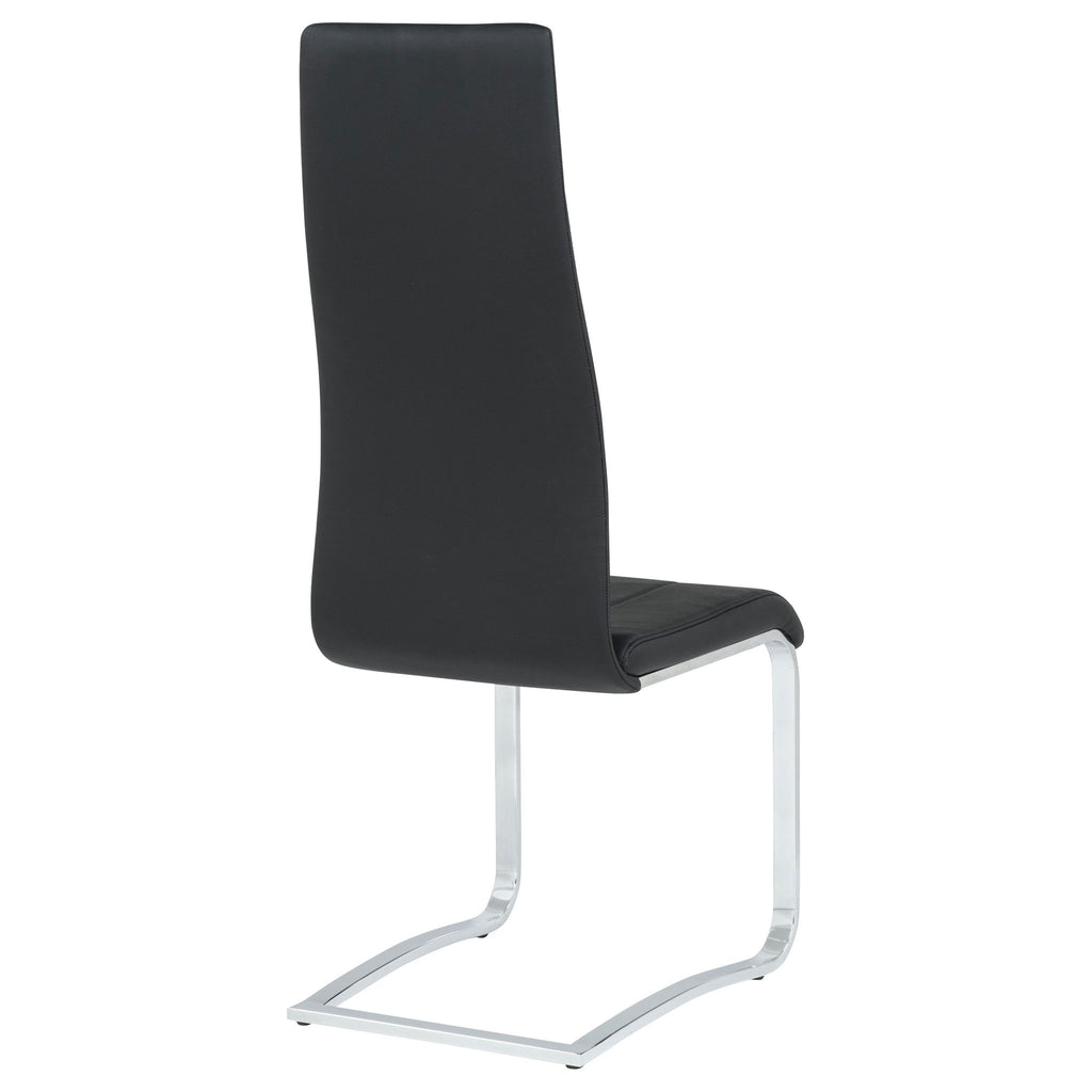 High Back Side Chairs Dining Chairs With Padded Upholstery (Set of 4)