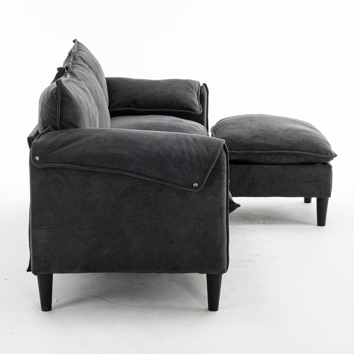 Convertible Combination Sofa With Footstools With Storage