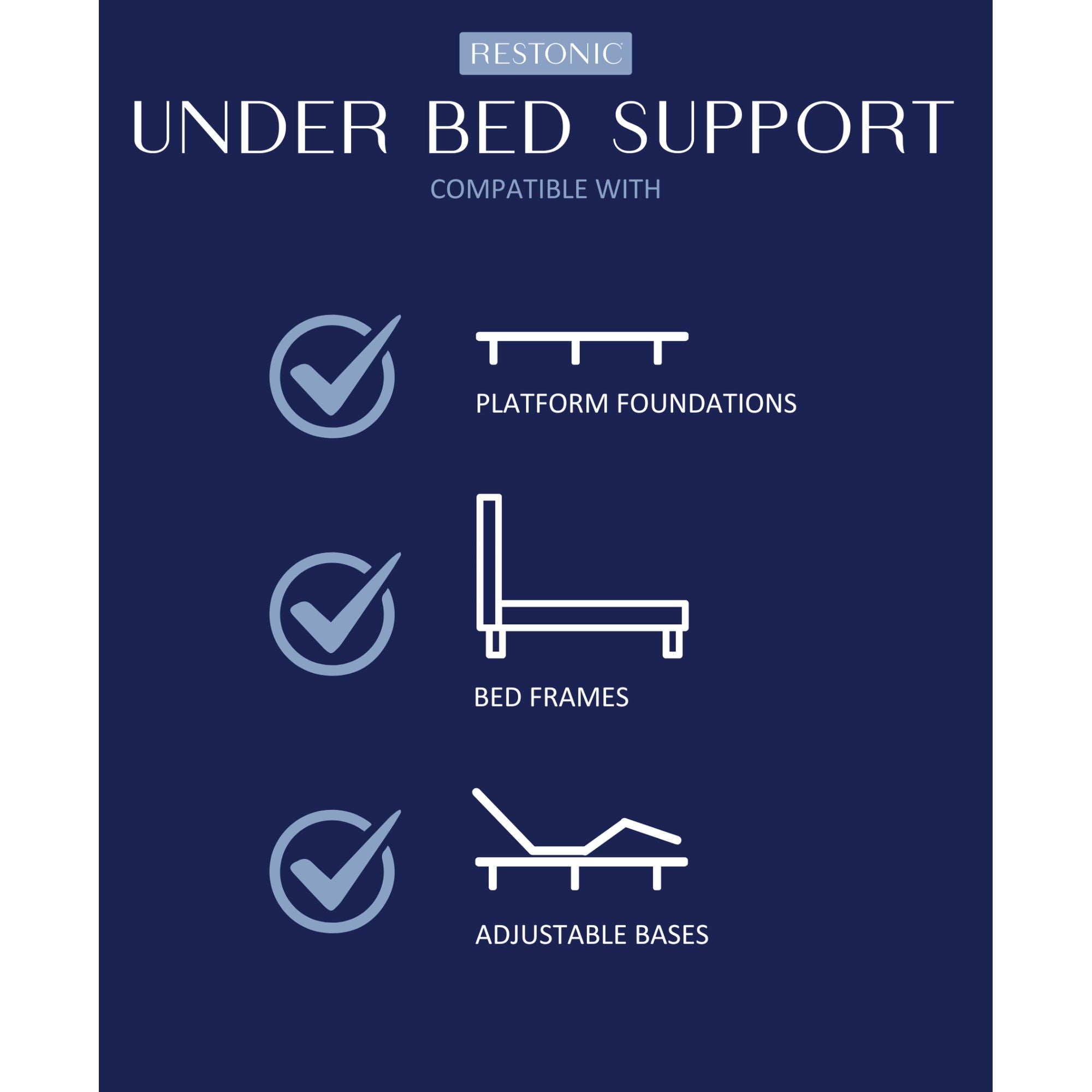 Comfort Care - 10" Hybrid Euro Top Mattress Plush Comfort - Blue / Gray - Twin Extra Long