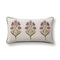 Belcourt - 14" x 26" Pillow - Floral Multi / Olive Green