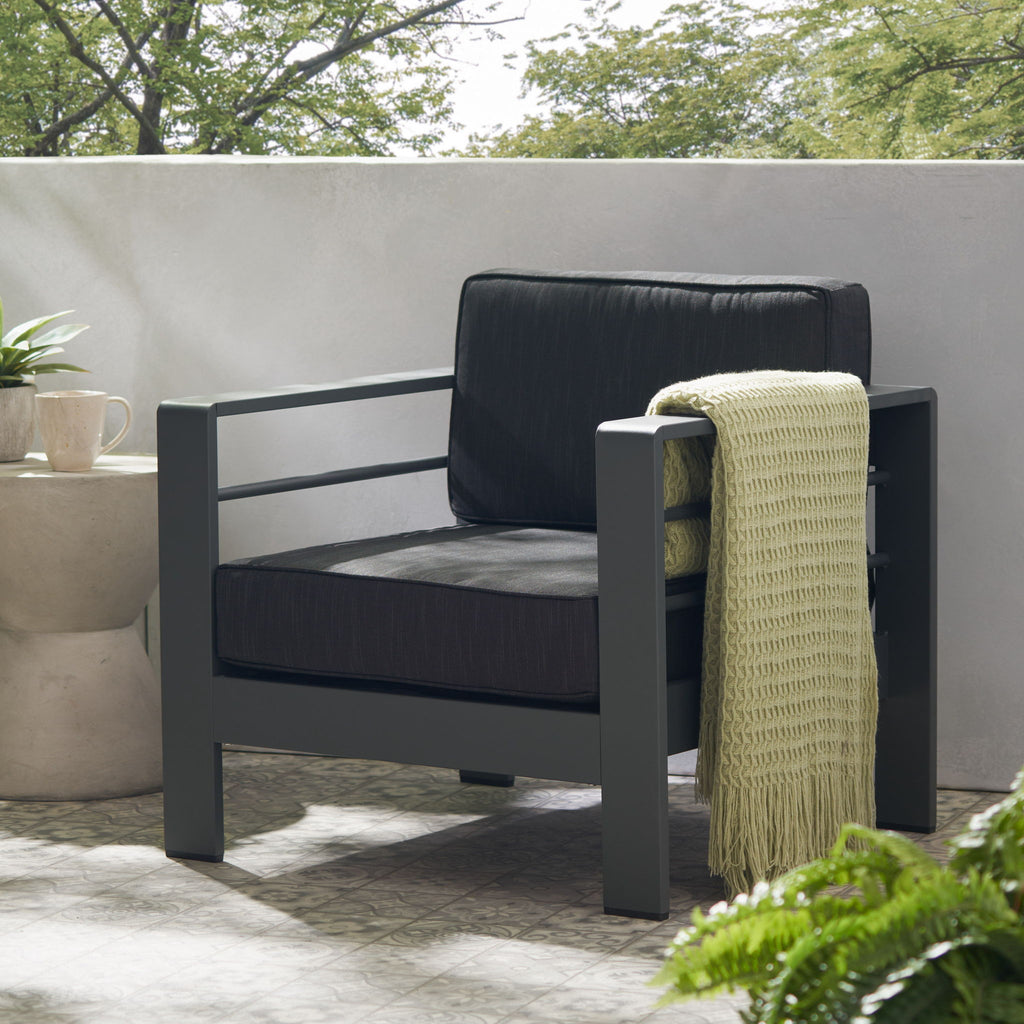 Cape Coral - Club Chair - Dark Gray