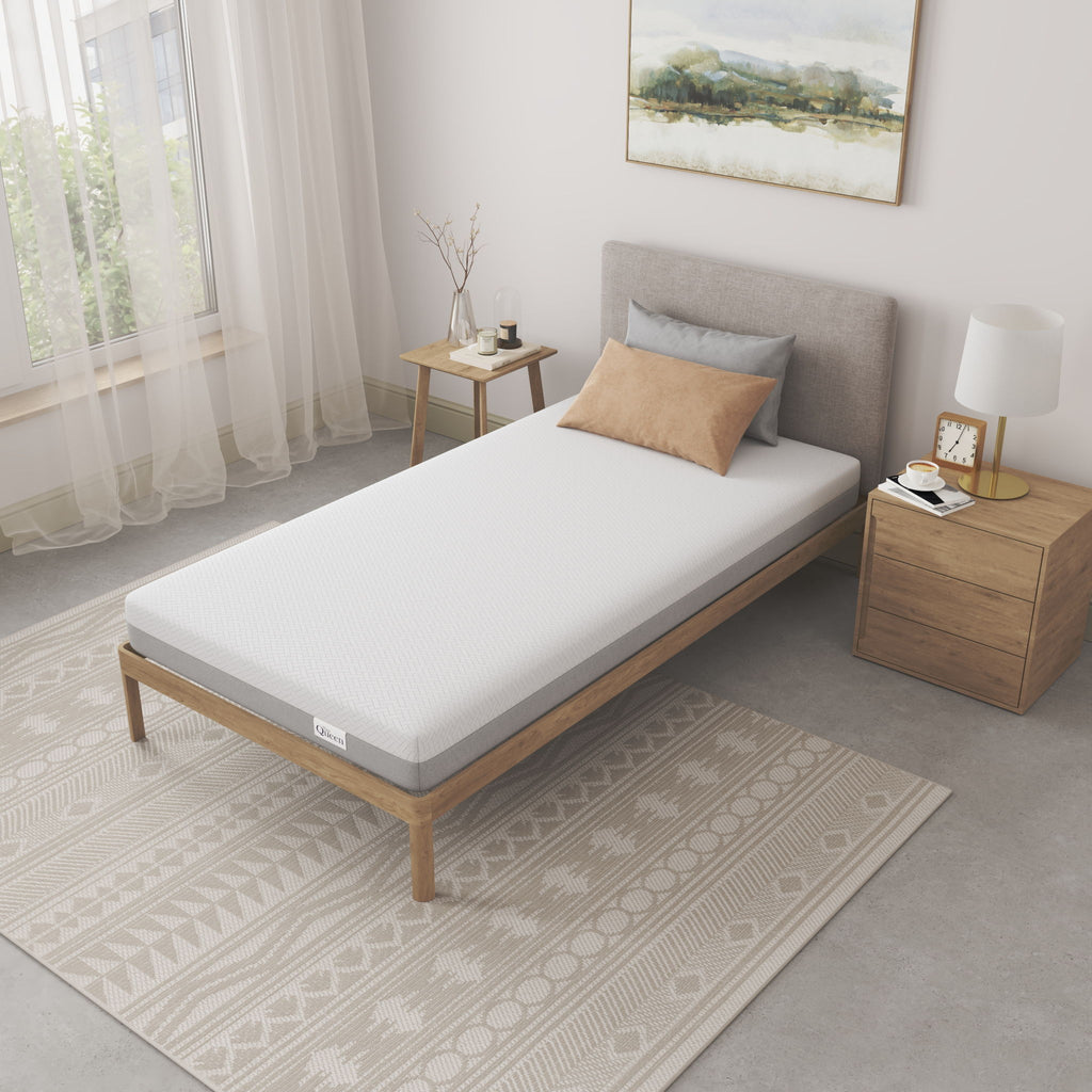8" Memory Foam Mattress With Adaptive Foam Support And Breathable Cover