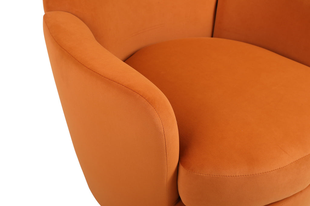 Teddy Swivel Barrel Chair, Swivel Accent Chairs Armchair For Living Room