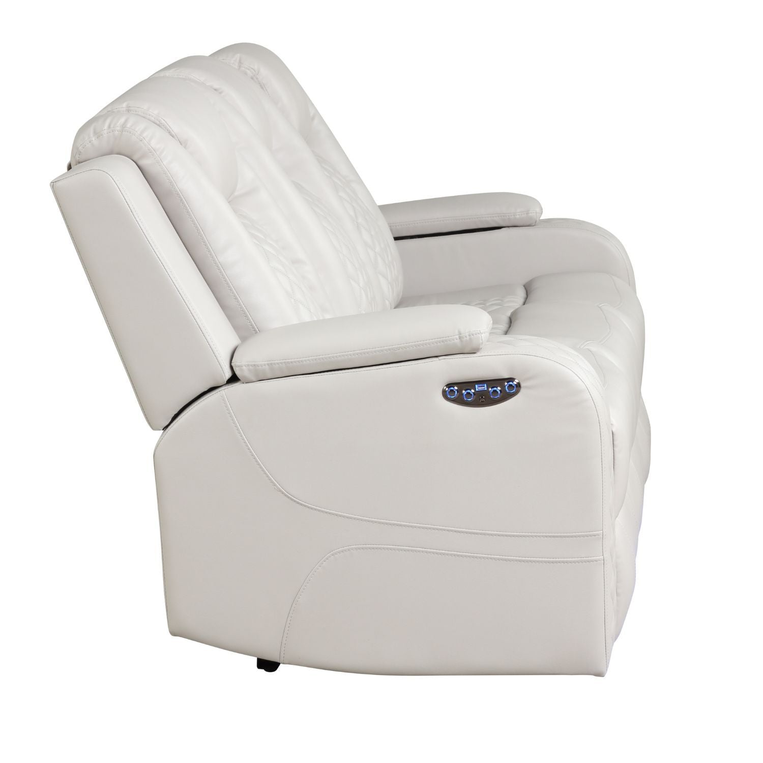 Benz - LED & Power Recliner With Adjustable Headrests And Ambient LED Lighting