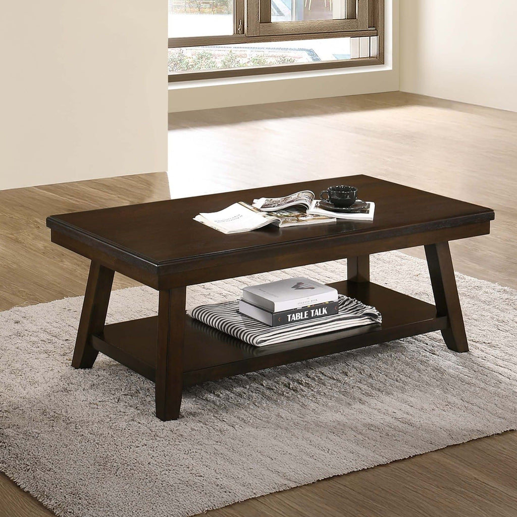 3 Piece Occasional Table Se, Coffee Table, End Table & Sofa Table - Walnut