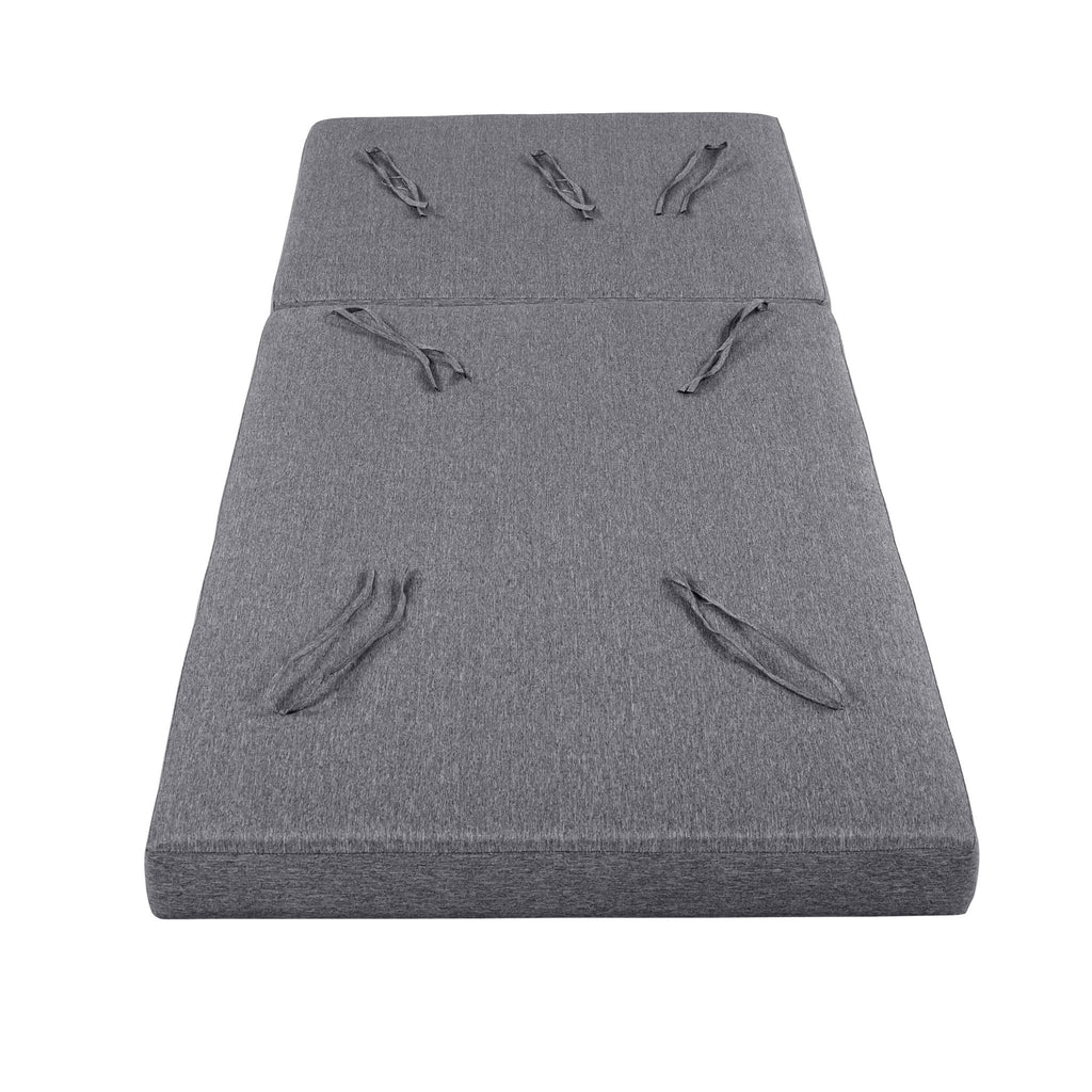 Outdoor Chaise Lounge Cushion Only, Water-Resistant Patio Lounge Chair Cushion With Removable Cover