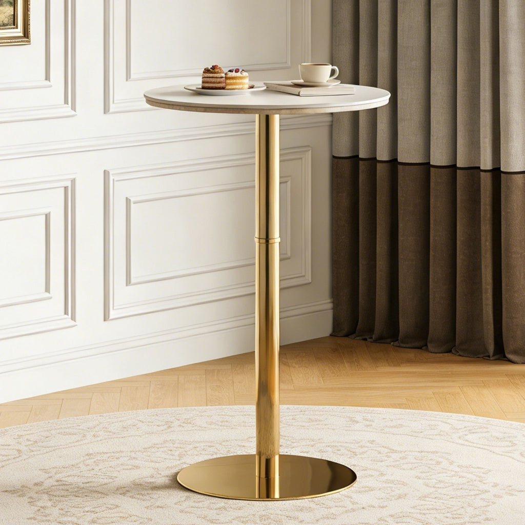 Contemporary Circular Bar Table