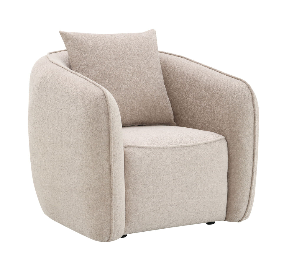 Keith - 3 Piece Living Room Set (Comes With Matching Color Toss Pillows)