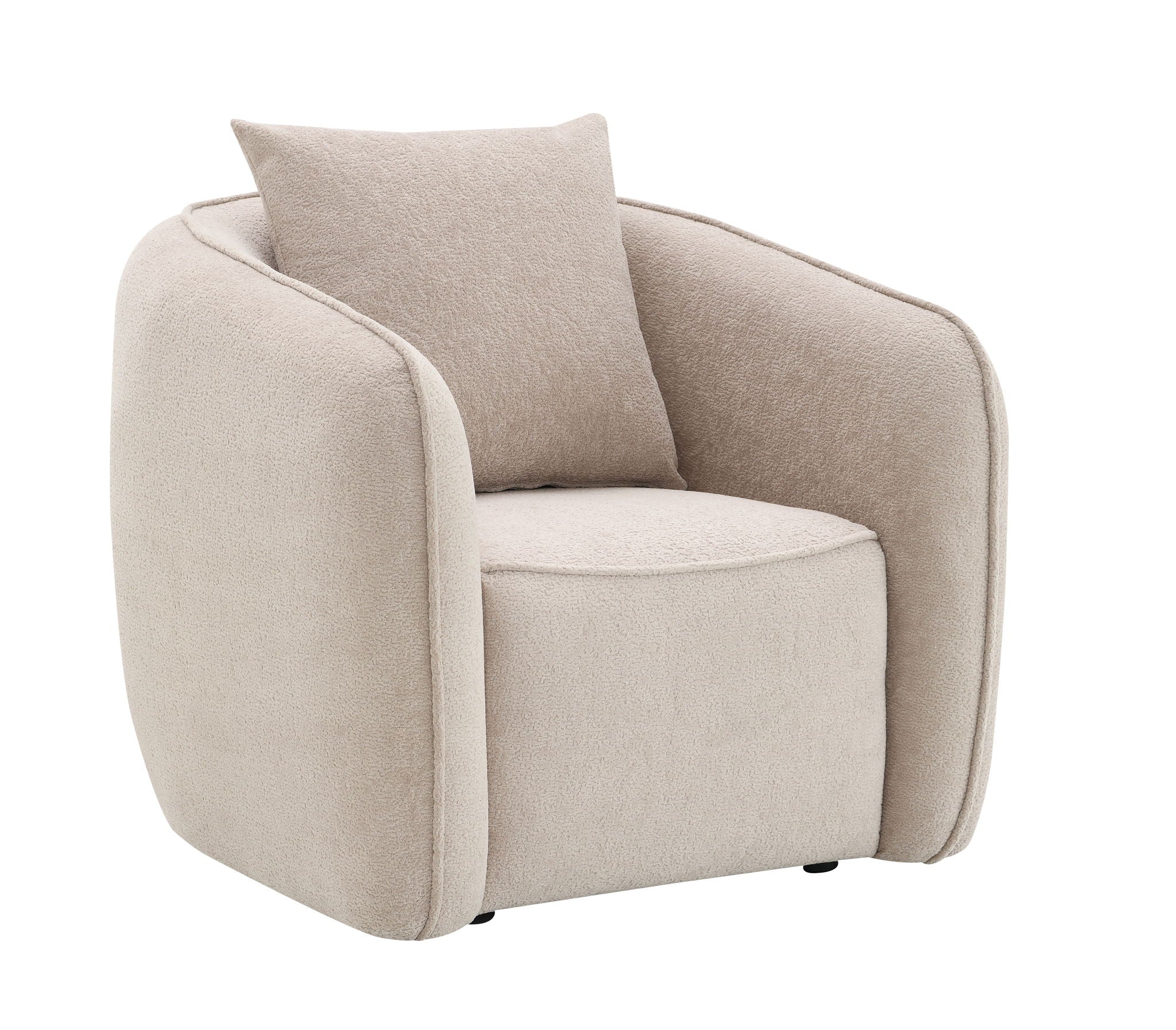 Keith - 3 Piece Living Room Set (Comes With Matching Color Toss Pillows)