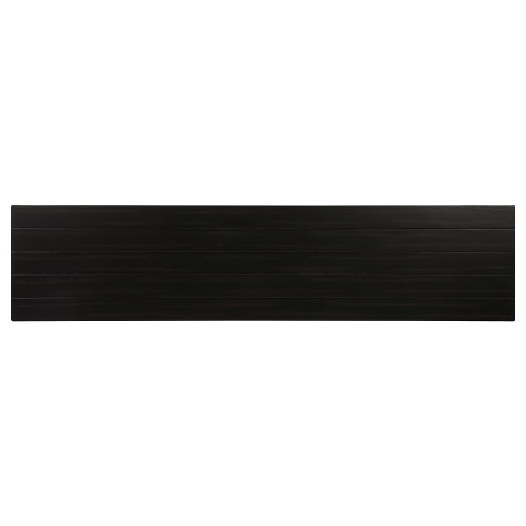 Sutter - 2 Door TV Stand With Mission Design - Dark Brown