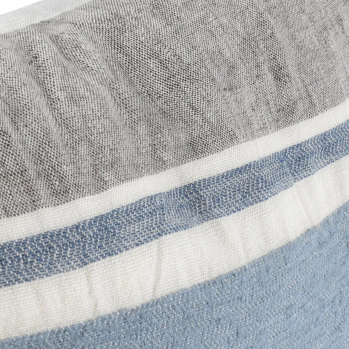 Lima - ST Pillow - Capri Blue / Dark Gray