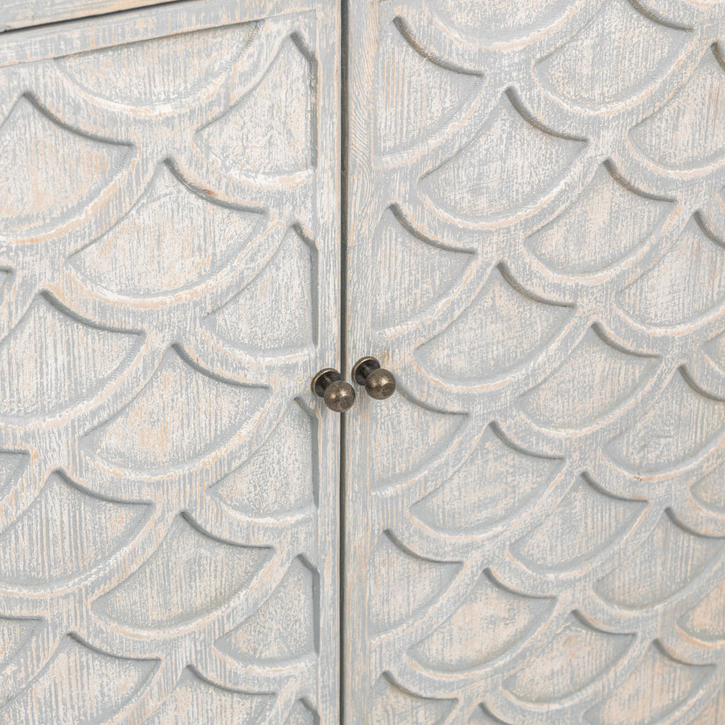 Malibu - 8 Door Cabinet - Blue Washed