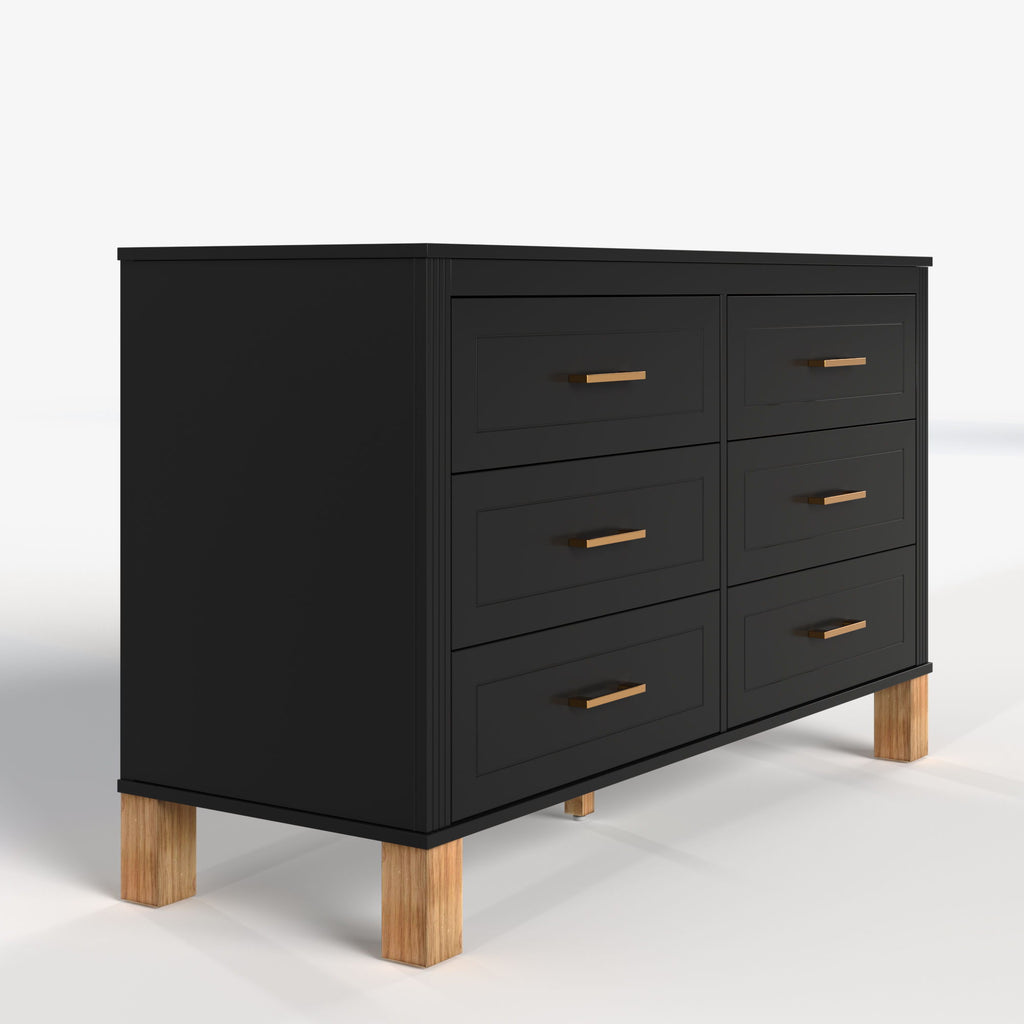 6 Drawer Double Dresser