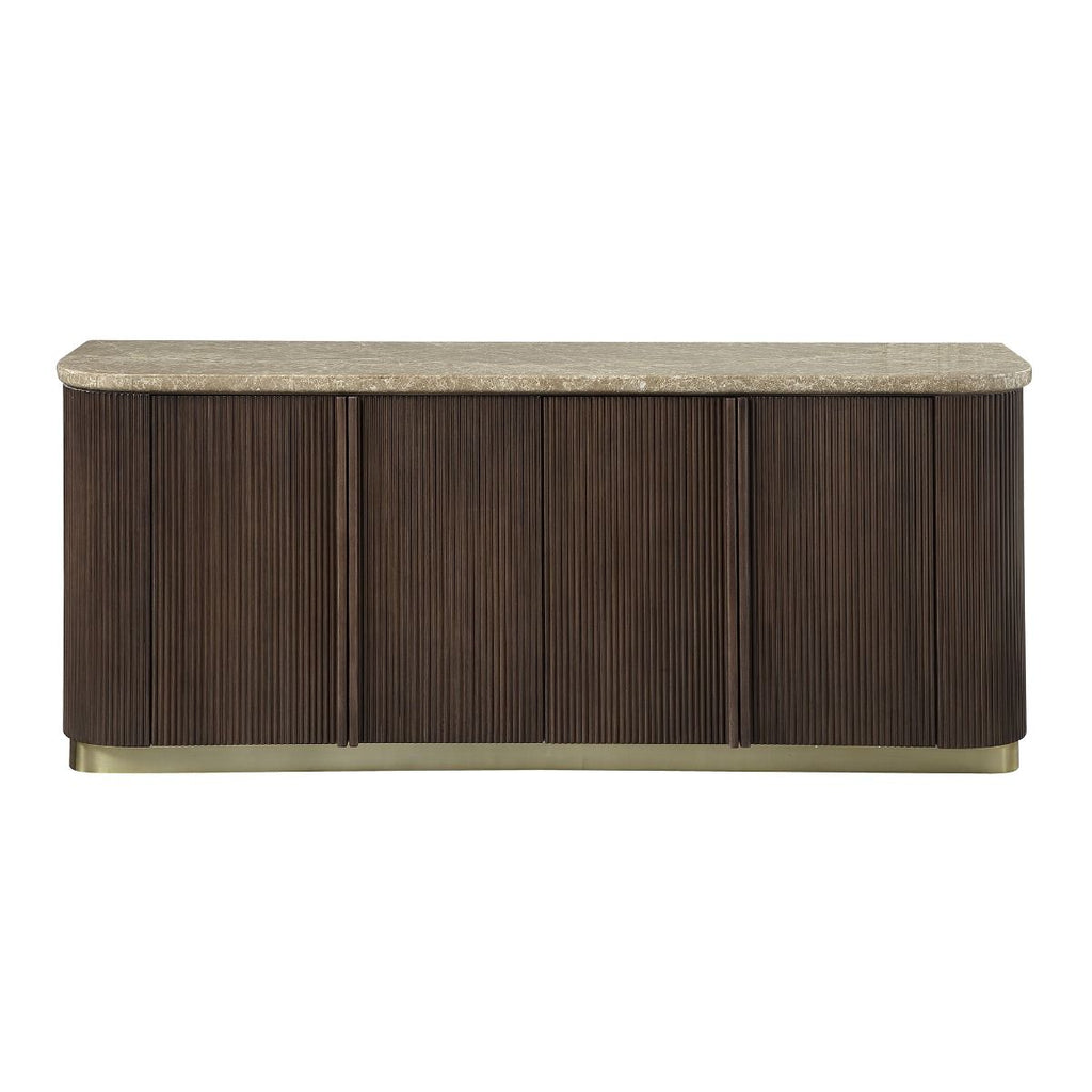 Clayten - Server - Brown Oak