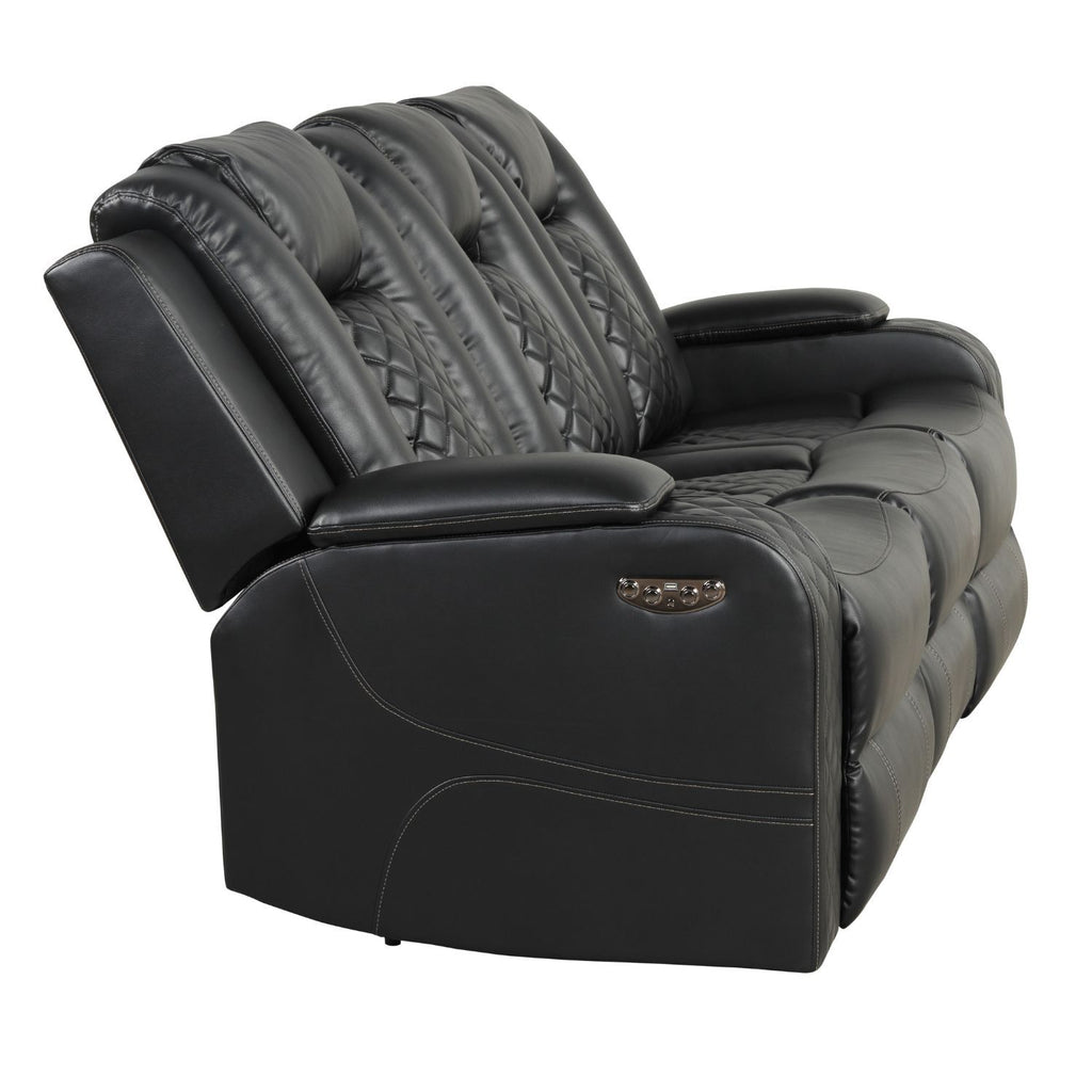 Benz - LED & Power Recliner With Adjustable Headrests And Ambient LED Lighting