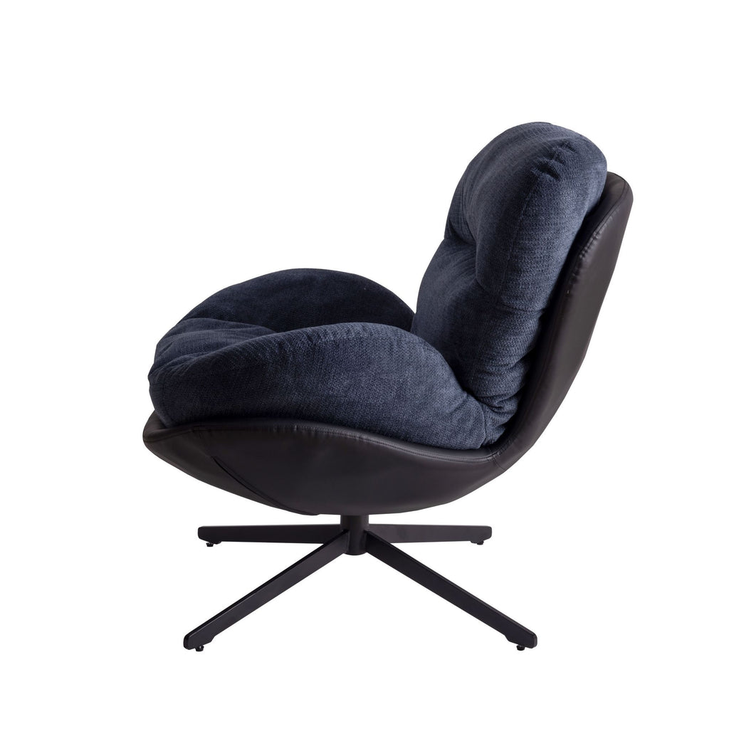 360° Swivel Office Chair, No Wheels