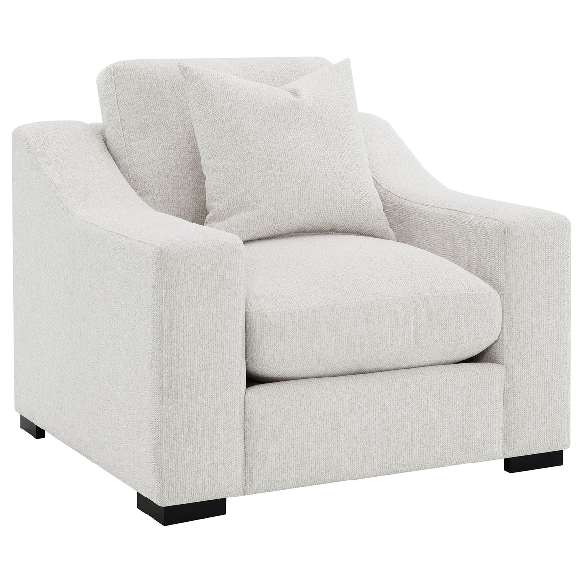 Chelan - Upholstered Track Arm Sofa Set With Curved Arms