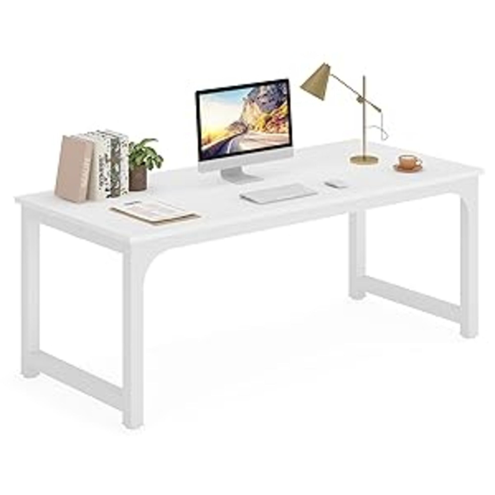 Executive Office Desk, Large Modern Computer Workstation