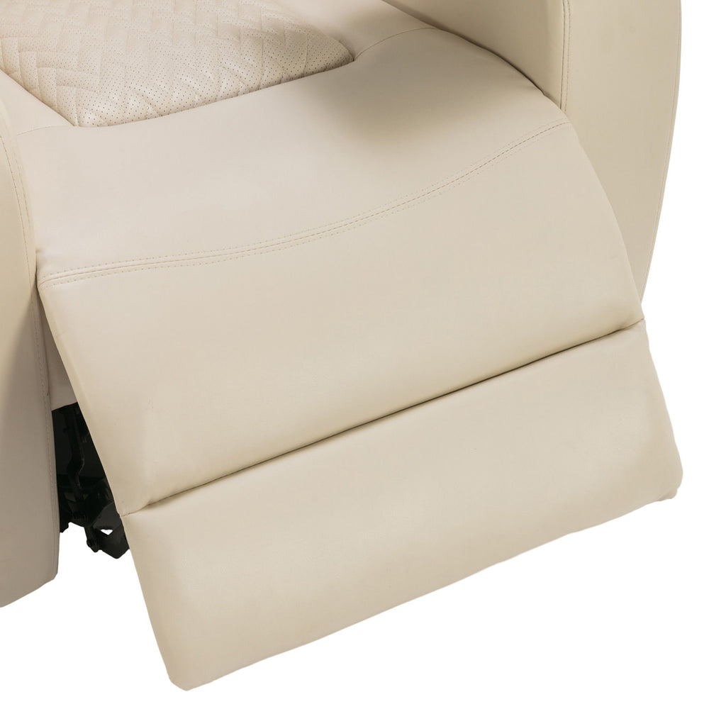 270 Degree Swivel Power Recliner With Tray Table, Phone Holder, Cup Holder, USB Port