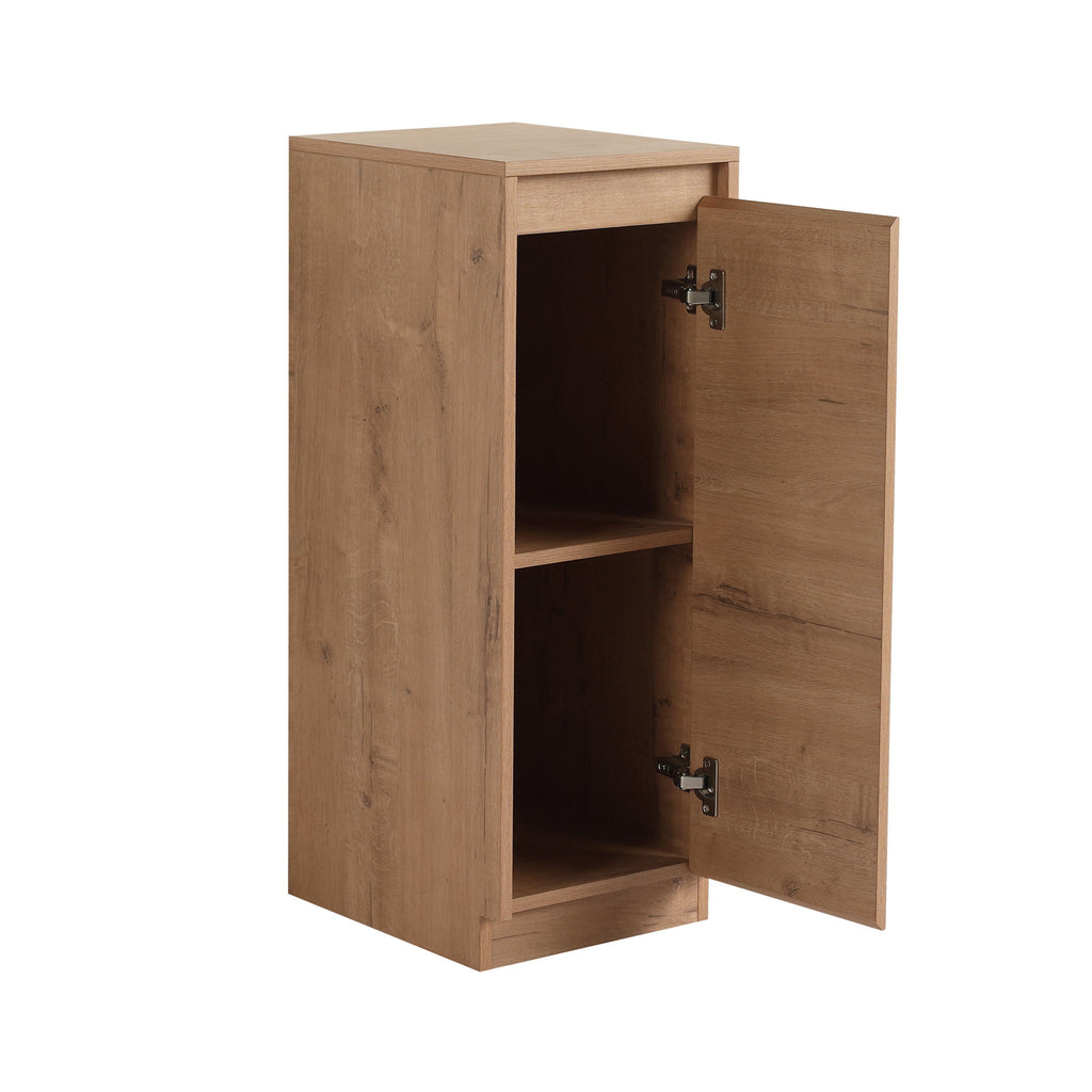 Freestanding Bathroom Vanity With Sink, 2 Small Storage Cabinets, Soft Close Doors