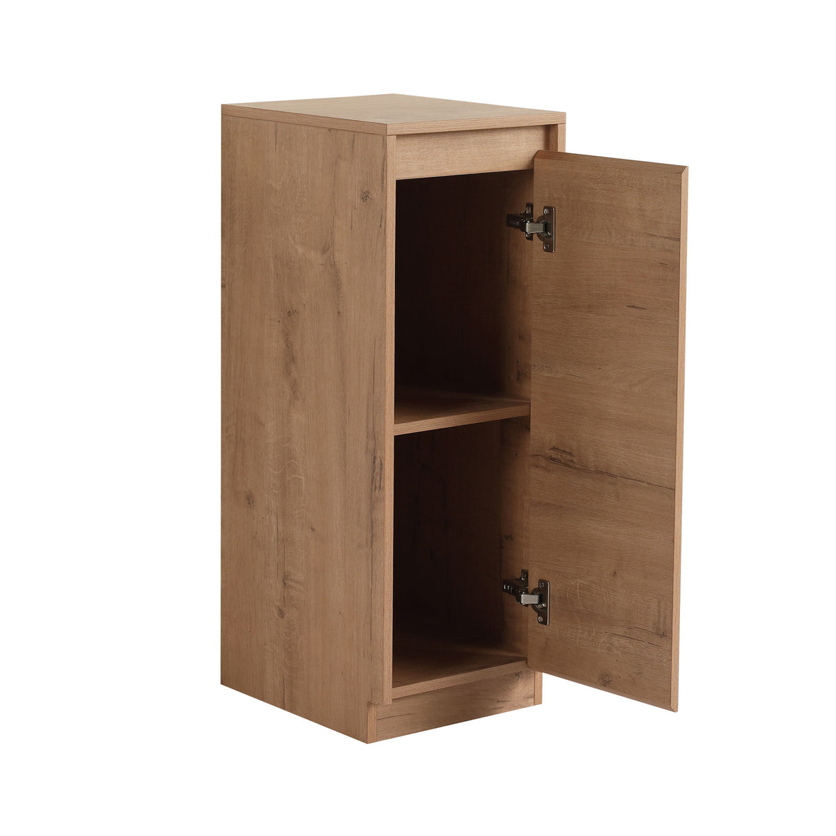 Soft Close Door Freestanding Bathroom Vanity With Sink, 1 Small Storage Cabinet