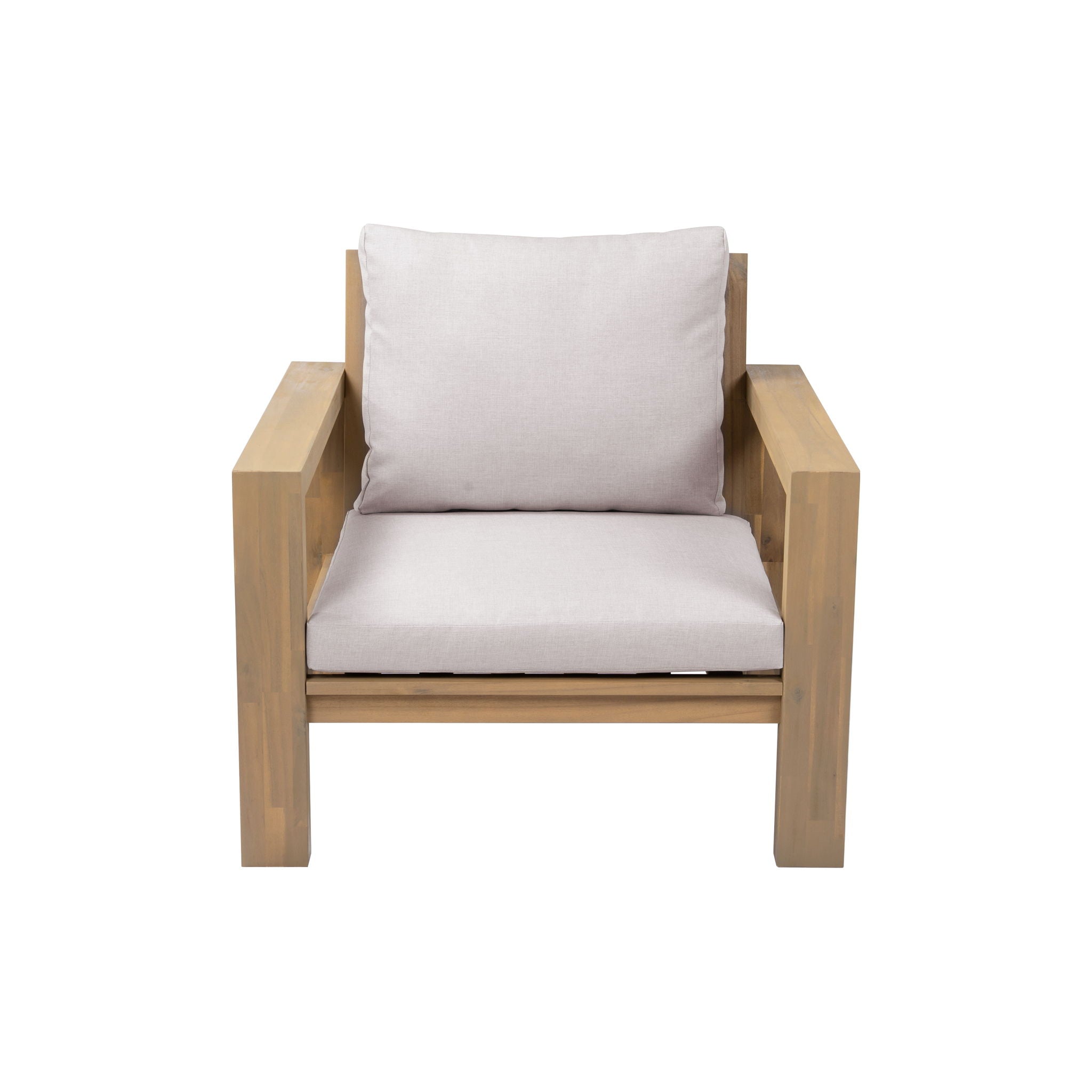 Stylish Outdoor Chair Set With Cushions For Garden (Set of 2)