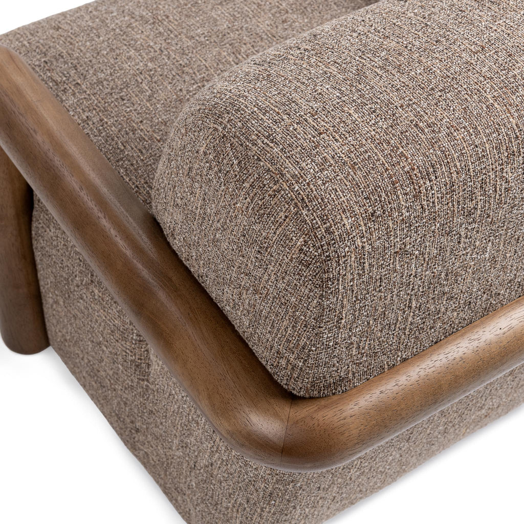 Welson - Swivel Accent Chair - Warm Mocha