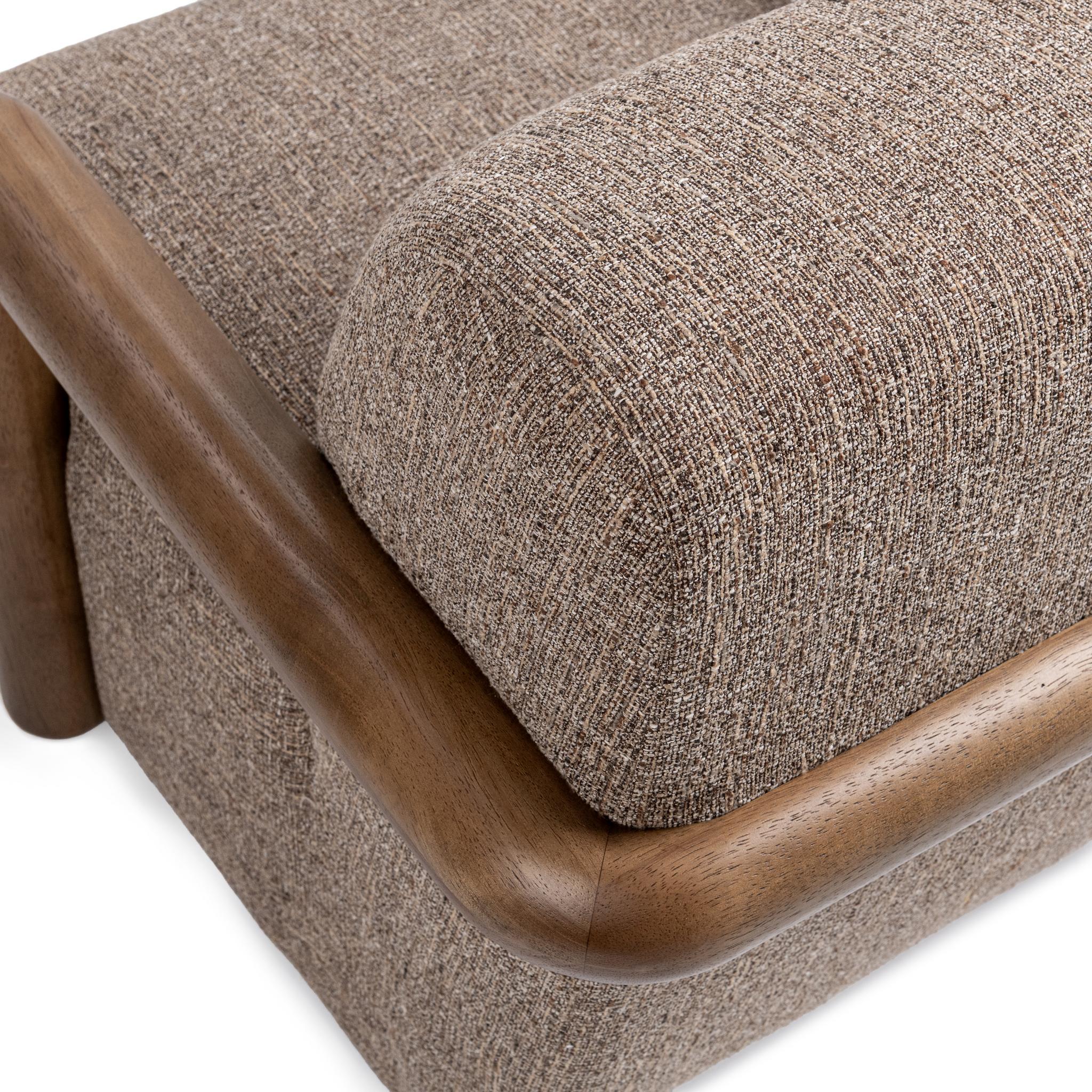 Welson - Swivel Accent Chair - Warm Mocha