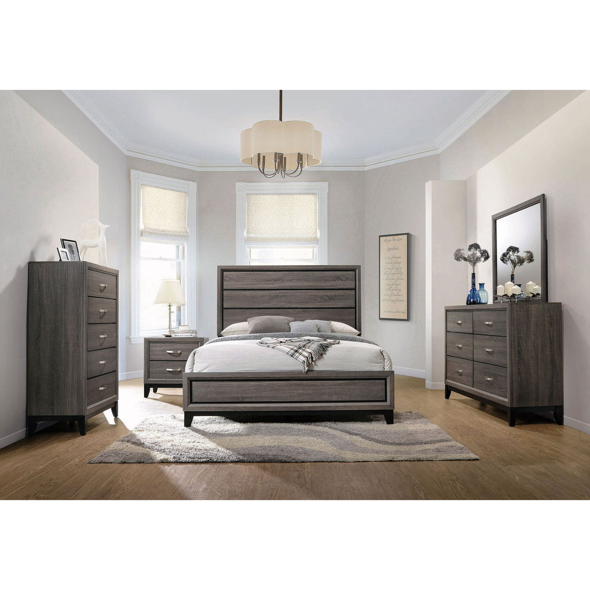 Cabrillo - 6 Drawer Dresser With Mirror - Gray