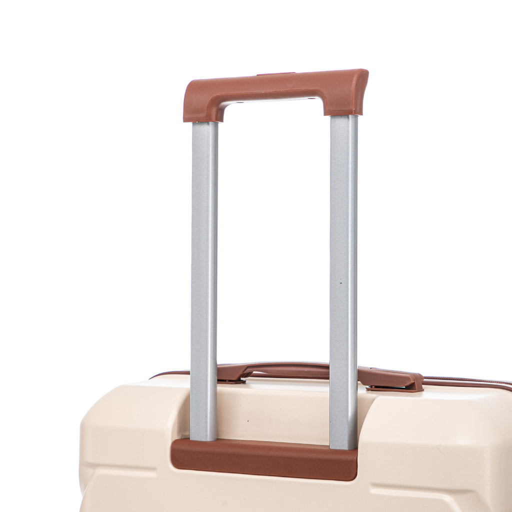 Hard Shell Luggage With Scratch Resistant Surface, 4 Wheels, Combination Lock & Side Hooks