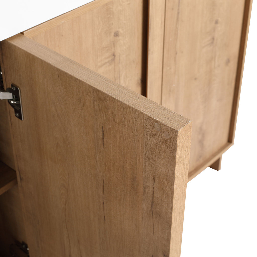 Freestanding Bathroom Vanity & Soft Close Cabinet Doors, Excluding Sink