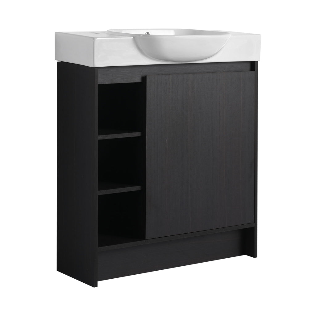 Freestanding Bathroom Vanity With Sink, Soft Close Door