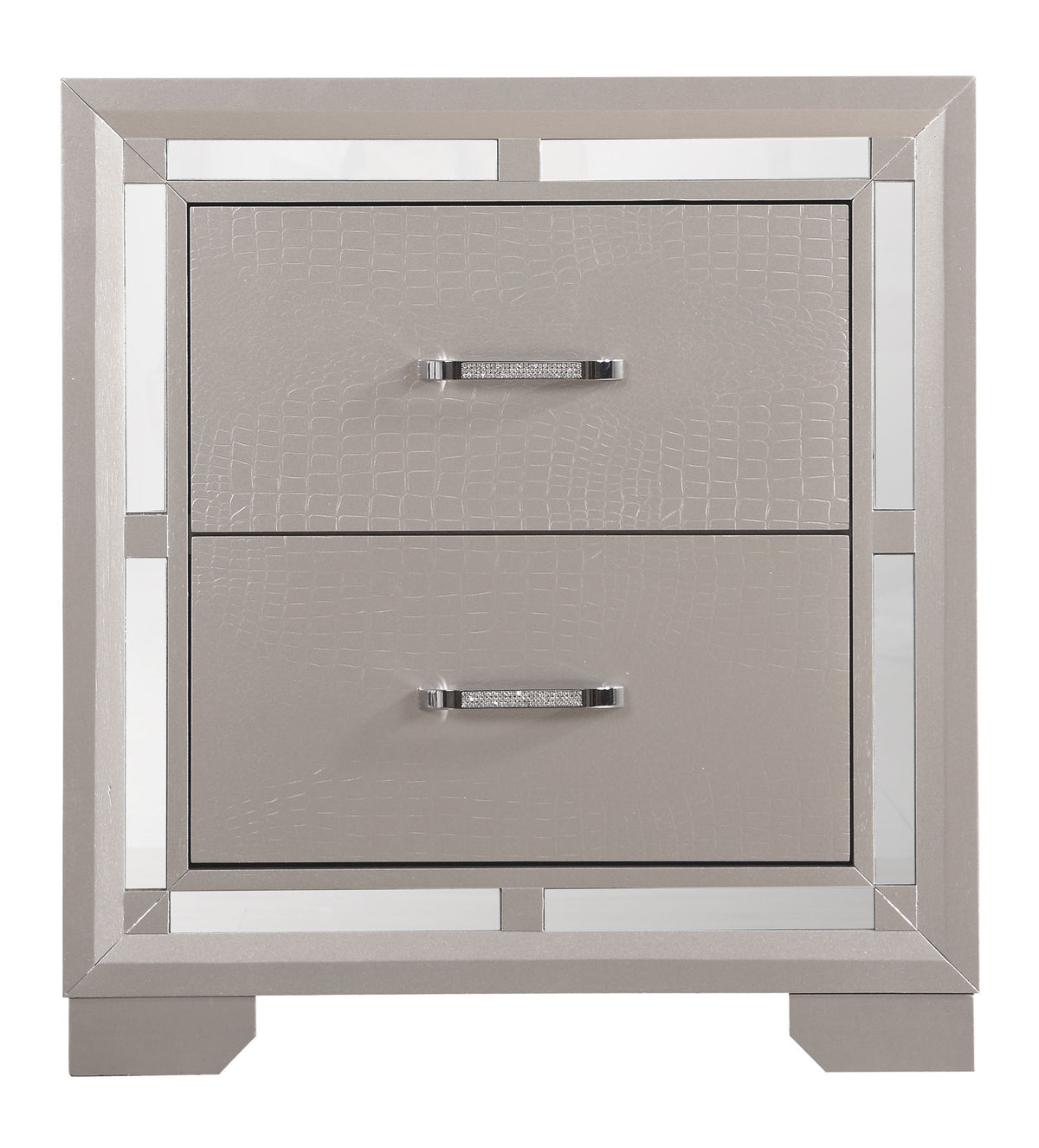 Elegant Nightstand - Champagne