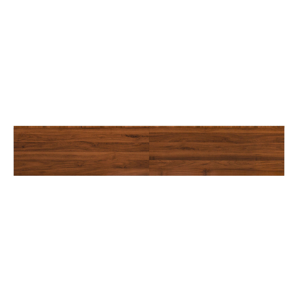 TV Stand With Legs, Media Console, 4 Cabinets For Living Room - Natural Wood