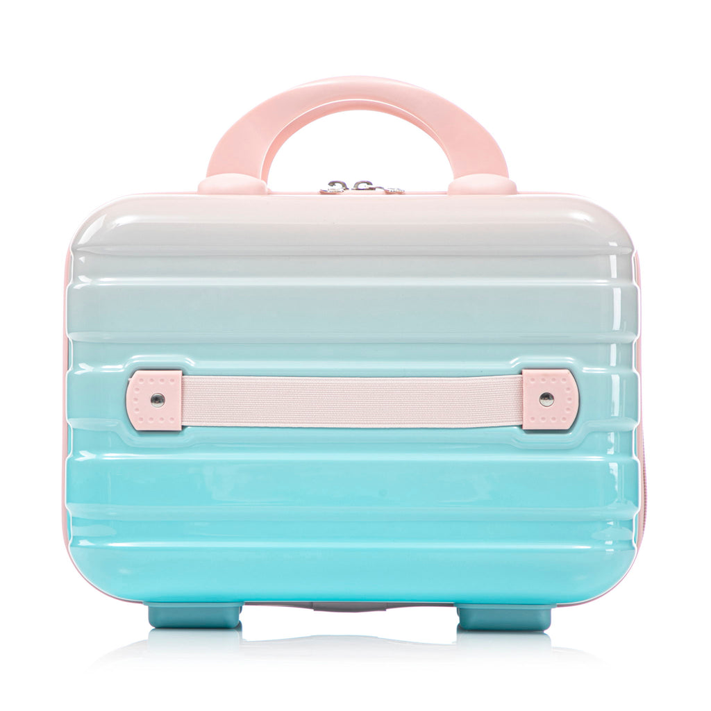 Luggage Set 14" / 20" With Combination Lock And Cosmetic Case