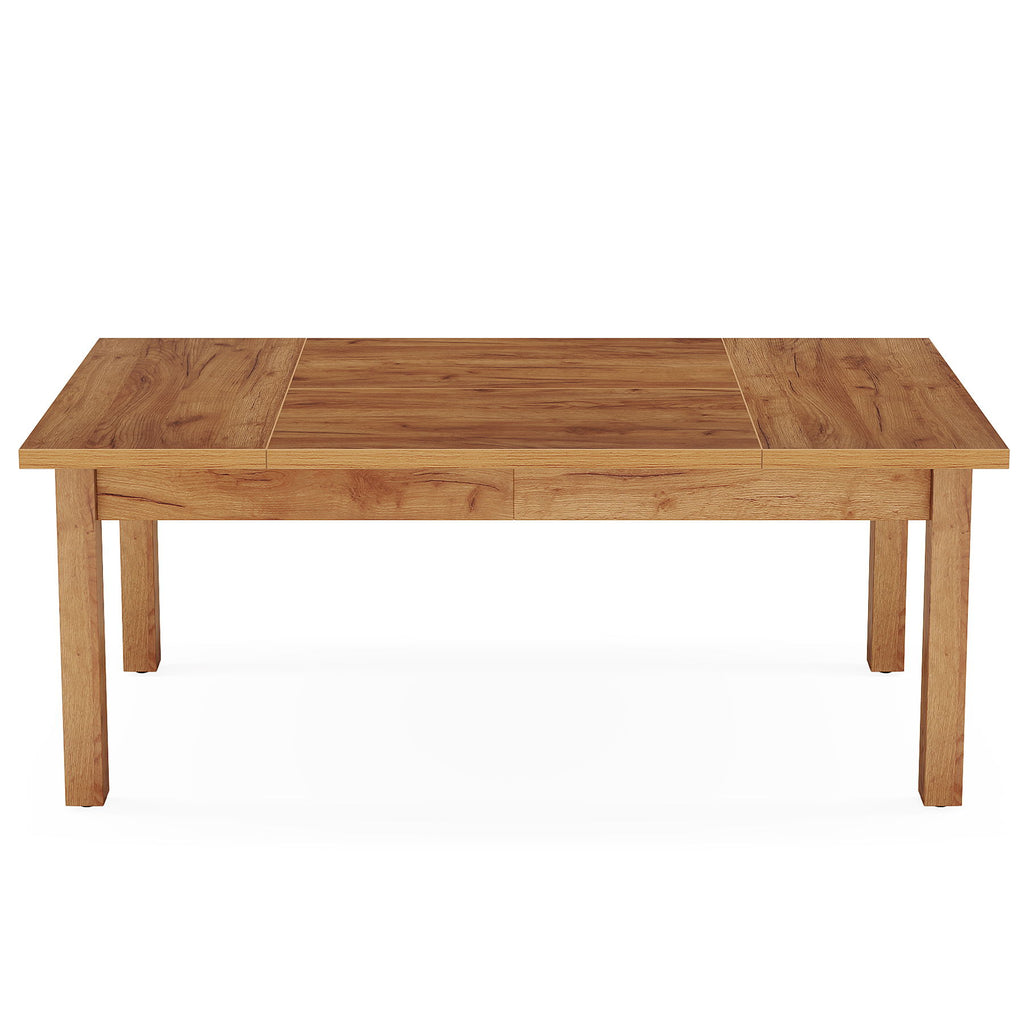Executive Desk With Legs - Natural / Light Brown