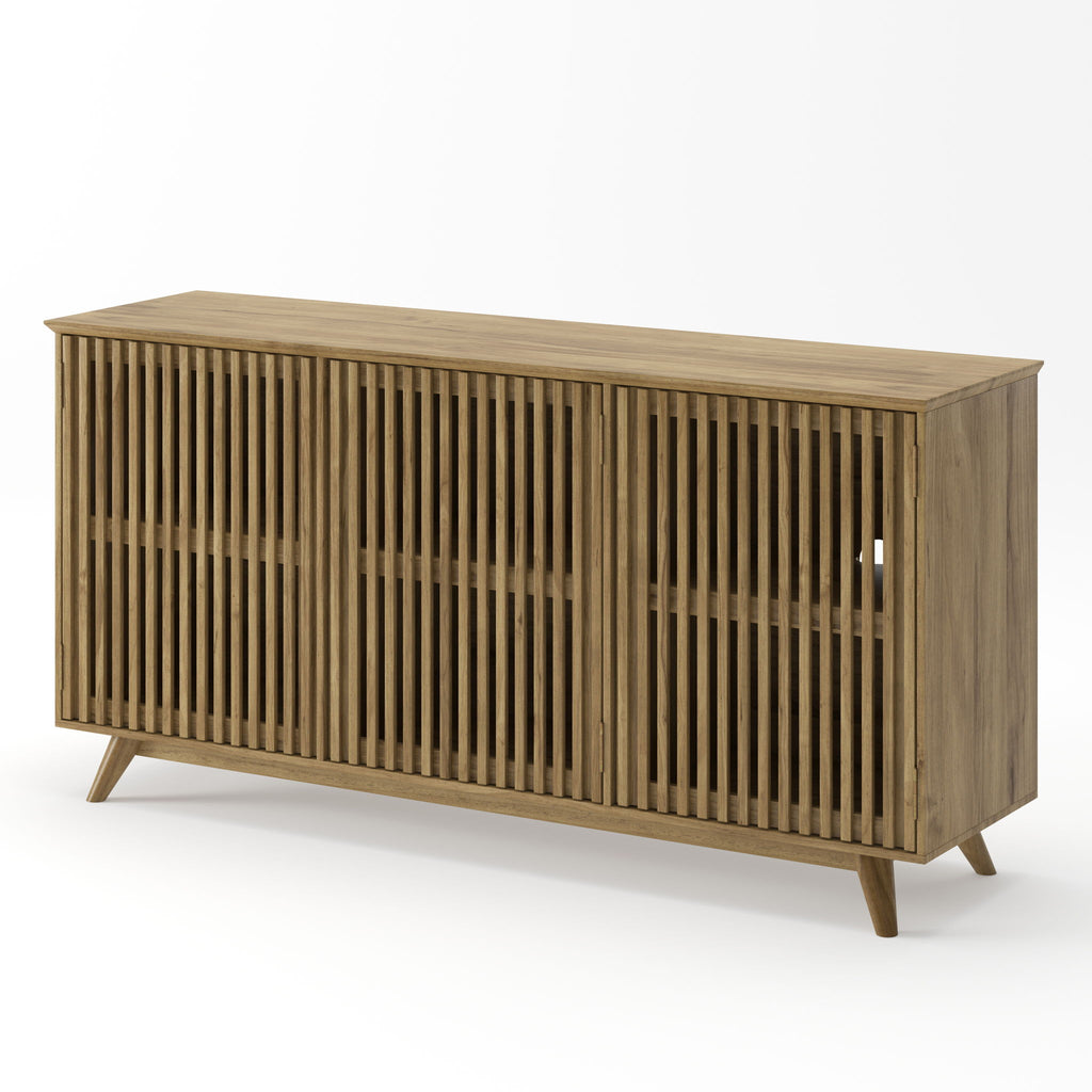 TV Stand With Adjustable Shelf - Natural