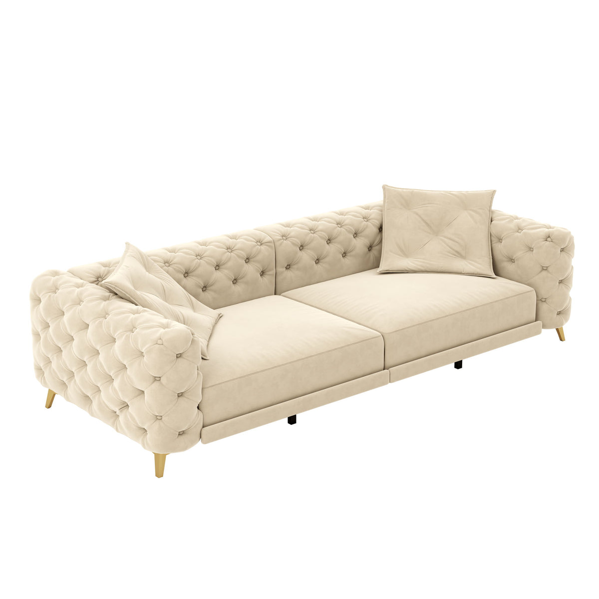 3-In-1 Convertible Sleeper Sofa